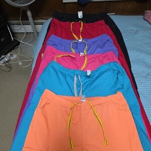 Colorful Drawstring Shorts Set